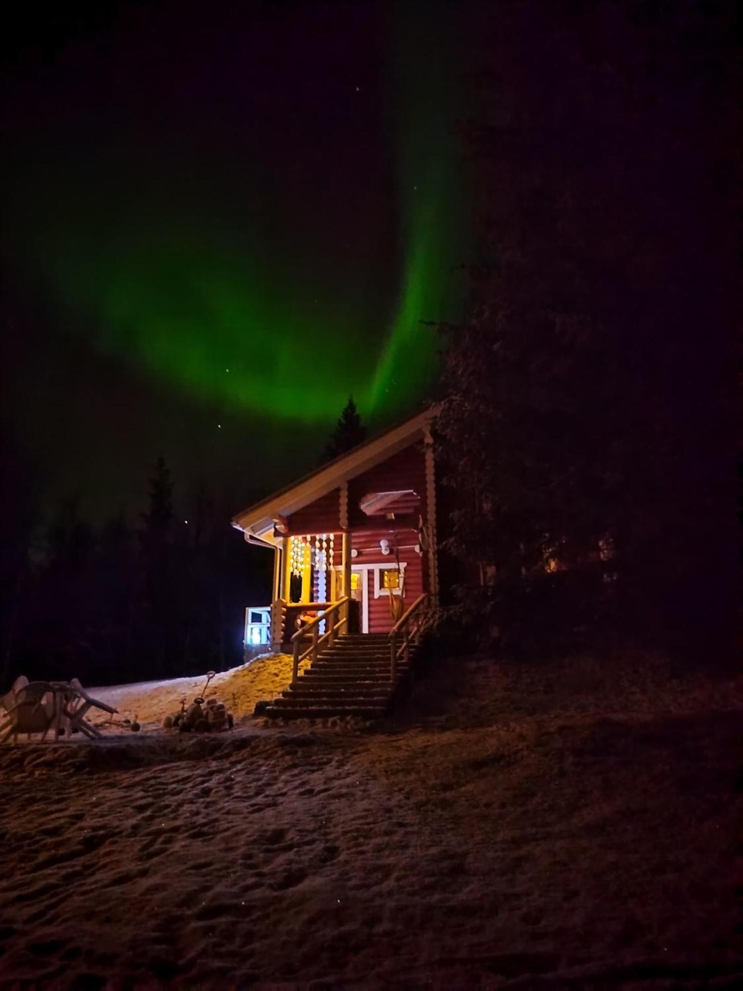 Lapin Villa Hiisi Joen Rannalla Ranua Esterno foto