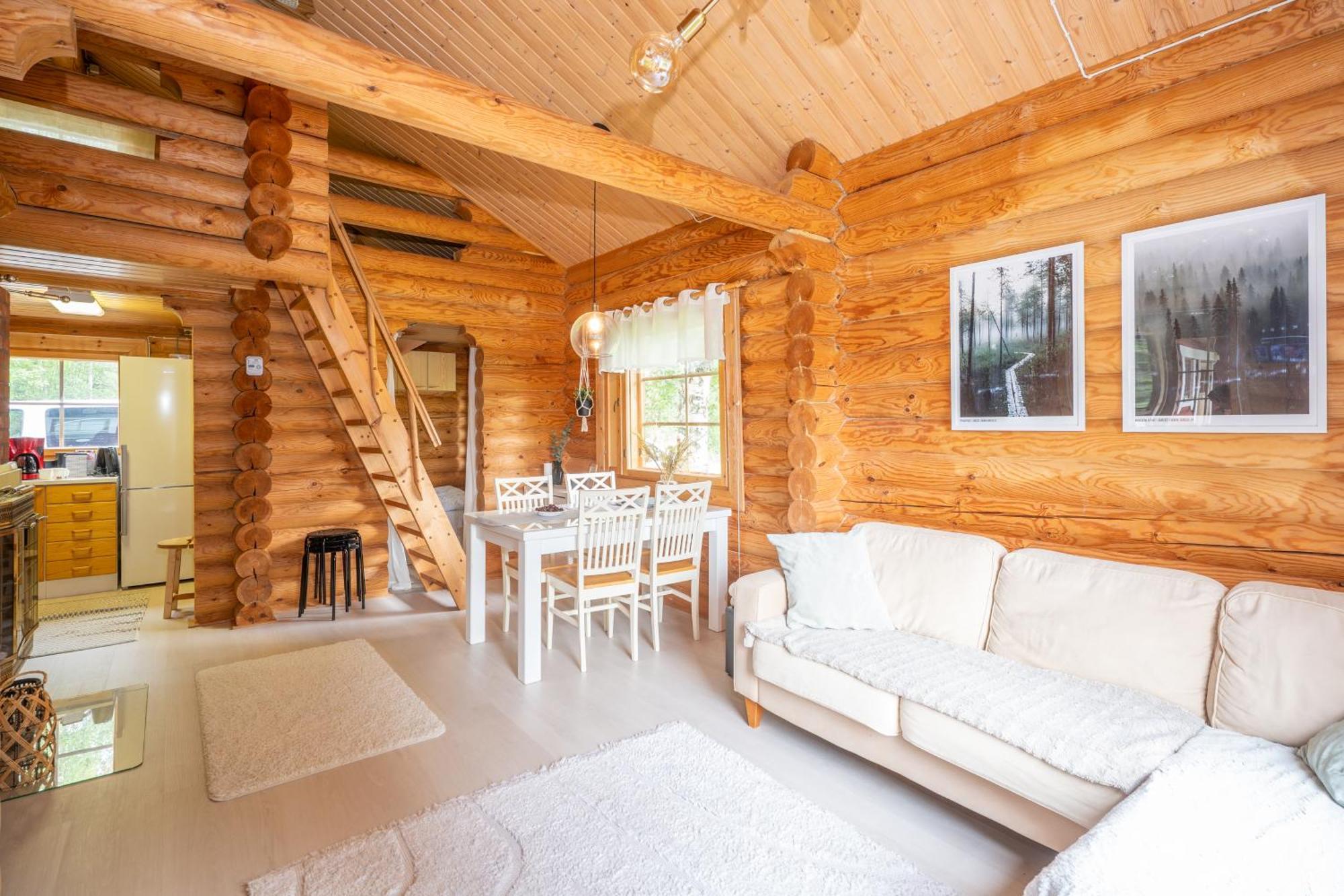 Lapin Villa Hiisi Joen Rannalla Ranua Esterno foto